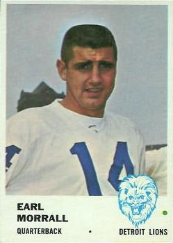 1961 Fleer #78 Earl Morrall Front