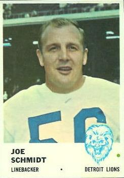 1961 Fleer #86 Joe Schmidt Front