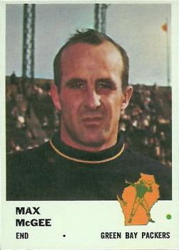 1961 Fleer #93 Max McGee Front