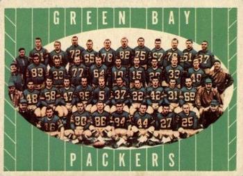 1961 Topps #47 Green Bay Packers Team Front