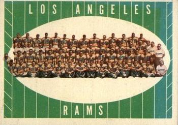 1961 Topps #56 Los Angeles Rams Team Front