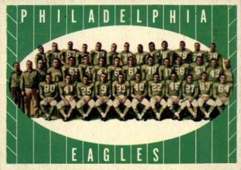 1961 Topps #103 Philadelphia Eagles Team Front