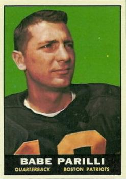 1961 Topps #175 Babe Parilli Front
