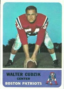 1962 Fleer #7 Walt Cudzik Front