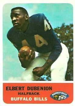 1962 Fleer #14 Elbert Dubenion Front