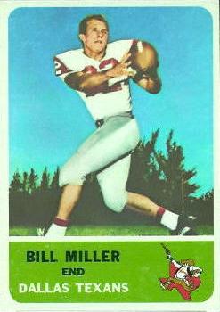 1962 Fleer #28 Bill Miller Front