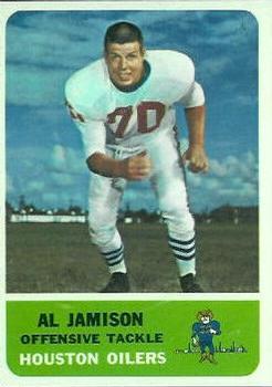 1962 Fleer #50 Al Jamison Front