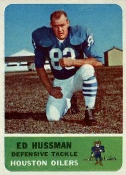 1962 Fleer #55 Ed Husmann Front