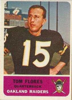 1962 Fleer #68 Tom Flores Front