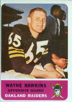 1962 Fleer #71 Wayne Hawkins Front