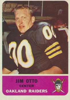 1962 Fleer #72 Jim Otto Front