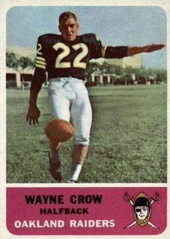 1962 Fleer #73 Wayne Crow Front
