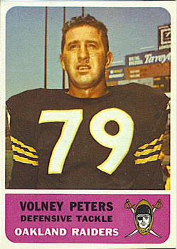 1962 Fleer #76 Volney Peters Front