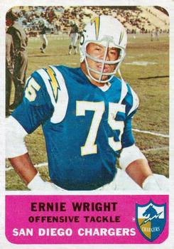 1962 Fleer #83 Ernie Wright Front