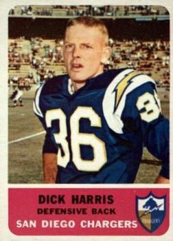 1962 Fleer #84 Dick Harris Front
