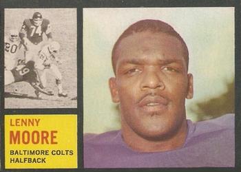 1962 Topps #2 Lenny Moore Front
