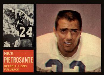 1962 Topps #52 Nick Pietrosante Front