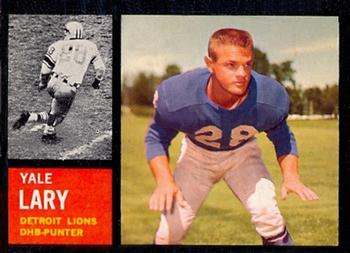 1962 Topps #56 Yale Lary Front