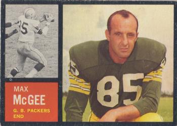 1962 Topps #67 Max McGee Front