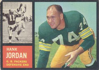 1962 Topps #72 Hank Jordan Front