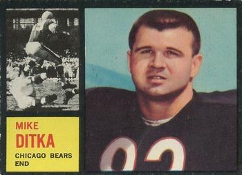 1962 Topps #17 Mike Ditka Front