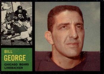 1962 Topps #22 Bill George Front