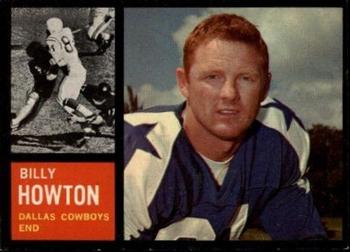 1962 Topps #42 Billy Howton Front