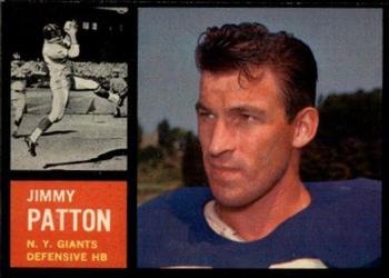 1962 Topps #112 Jimmy Patton Front