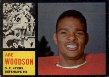 1962 Topps #161 Abe Woodson Front
