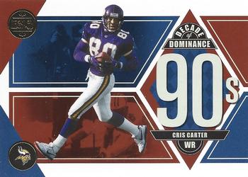 2022 Panini Legacy - Decade of Dominance #DD-4 Cris Carter Front