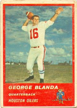 1963 Fleer #36 George Blanda Front