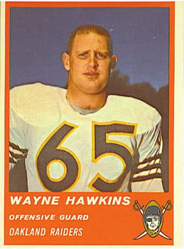 1963 Fleer #61 Wayne Hawkins Front