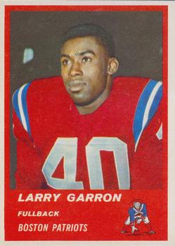 1963 Fleer #1 Larry Garron Front