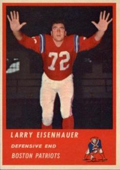 1963 Fleer #11 Larry Eisenhauer Front