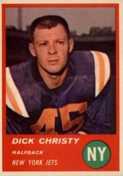 1963 Fleer #14 Dick Christy Front