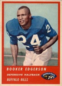1963 Fleer #30 Booker Edgerson Front