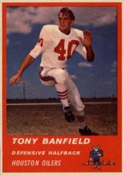 1963 Fleer #41 Tony Banfield Front