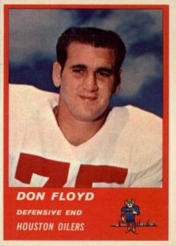 1963 Fleer #43 Don Floyd Front