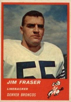 1963 Fleer #86 Jim Fraser Front