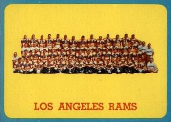 1963 Topps #48 Los Angeles Rams Front