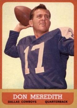 1963 Topps #74 Don Meredith Front