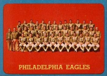 1963 Topps #121 Philadelphia Eagles Front