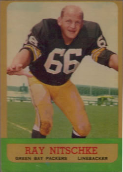 1963 Topps #96 Ray Nitschke Front