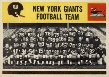 1964 Philadelphia #125 New York Giants Front