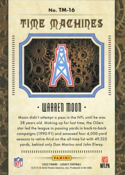 2022 Panini Legacy - Time Machines #TM-16 Warren Moon Back