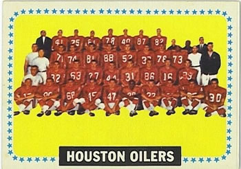1964 Topps #88 Oilers Team Front
