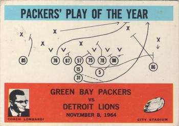 1965 Philadelphia #84 Packers Play of the Year - Vince Lombardi  Front