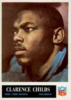 1965 Philadelphia #116 Clarence Childs Front