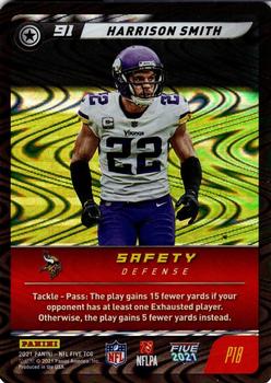 2021 Panini NFL Five - Promos #P18 Harrison Smith Front