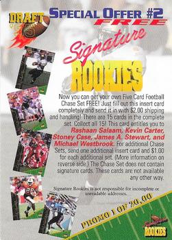 1995 Signature Rookies  - Special Offers #NNO Special Offer #2 Front